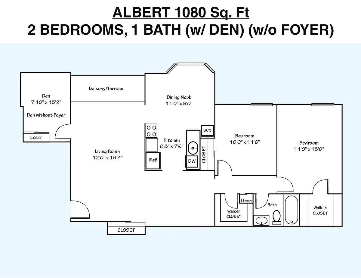 Floor plan Albert