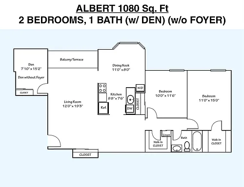 Floor plan Albert