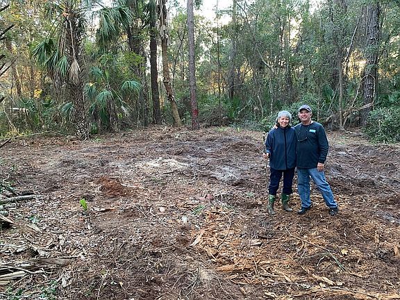Cleared homesite