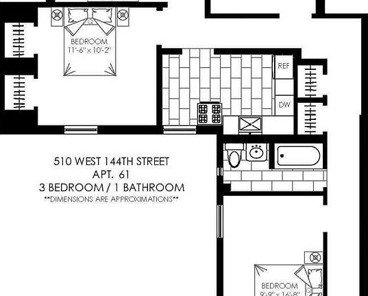 2nd image of 510 W 144th St APT 61