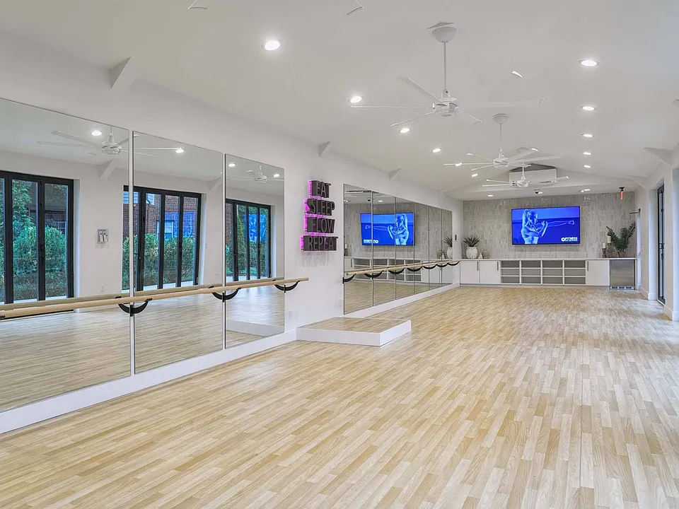 State-of-the-art yoga studio