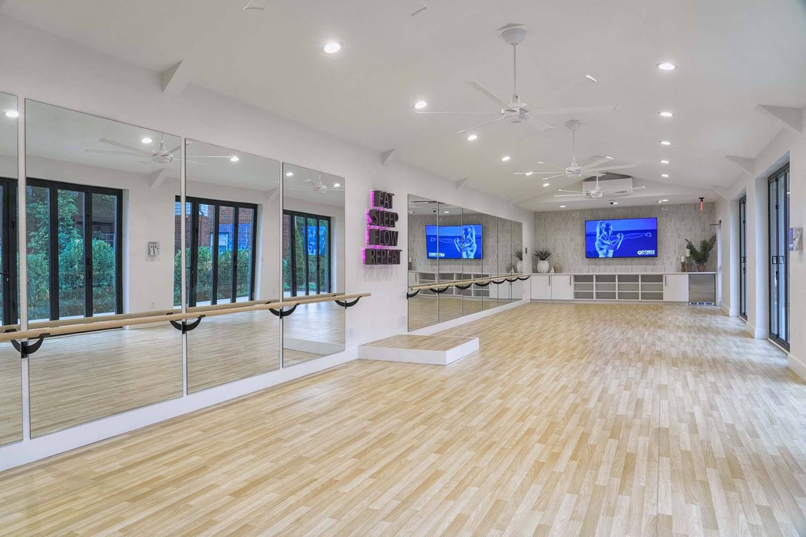 State-of-the-art yoga studio