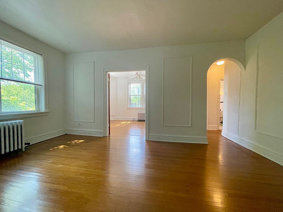 Living room opens up to second bedroom or office.