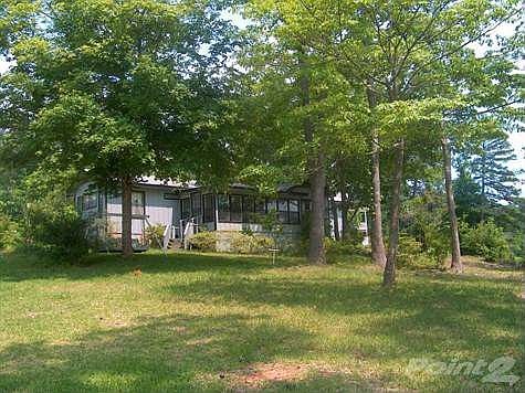 house from lake side
