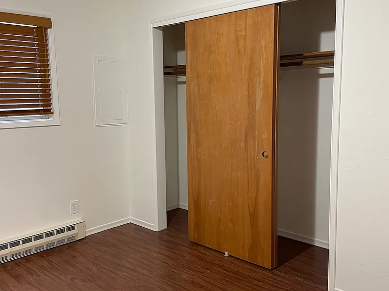 Bedroom with generous closet