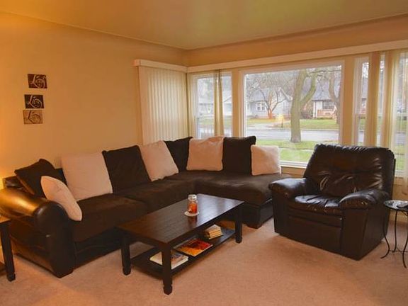 Huge living room with tons of natural light