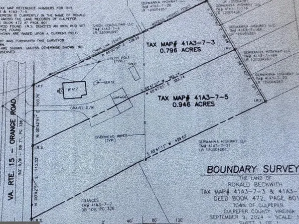 1417 Orange Rd, Culpeper, VA 22701