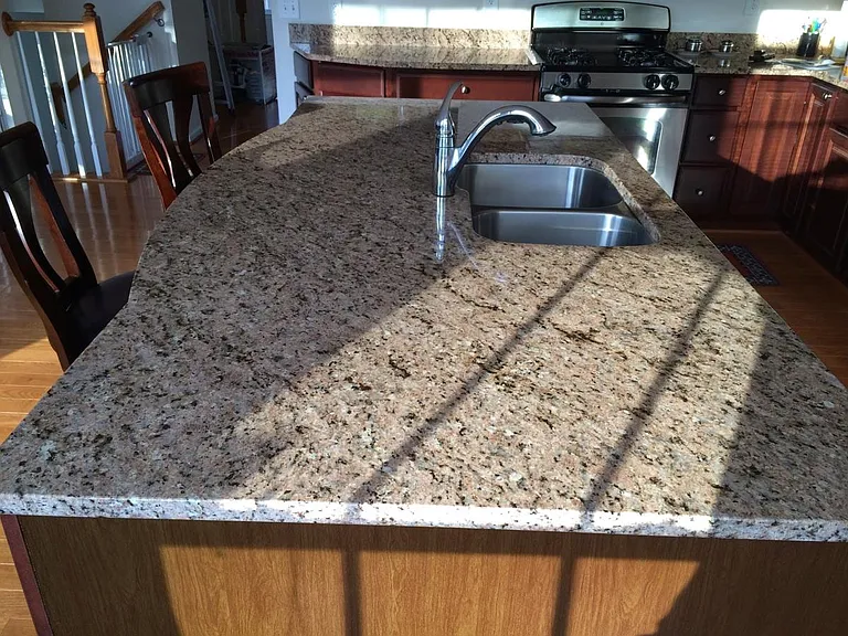 Large Island, Sink with Garbage Disposal
