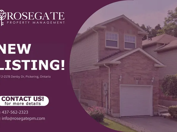 2178 Denby Dr #2, Pickering, ON L1X 2A7