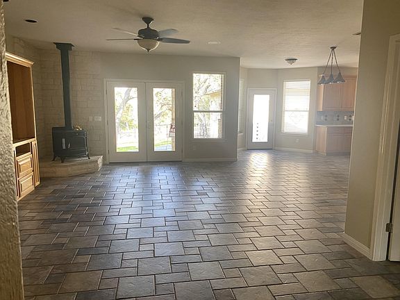 Living room/dining area (opens to backyard)