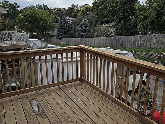 Deck view.