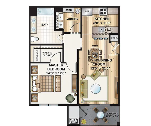 Floor plan Aberdeen