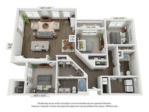 Floor plan C3