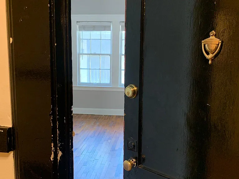 Front door of the apartment