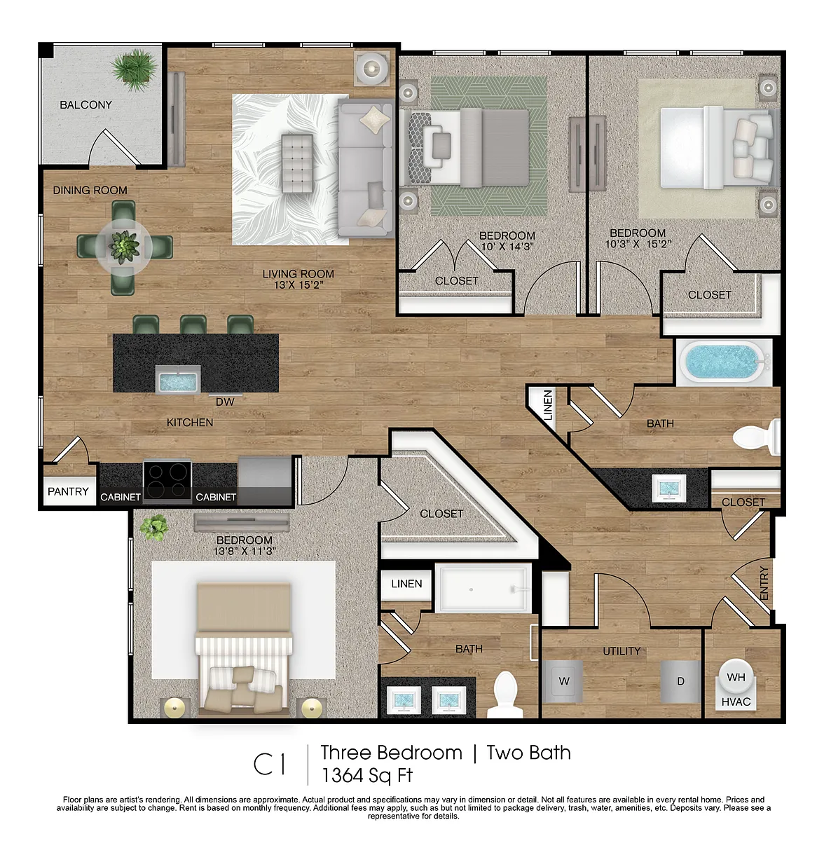 Floor plan C1