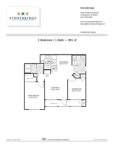 Floor plan Marble D 2.1