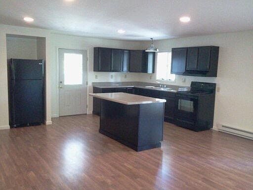 Open concept kitchen
