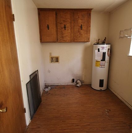 Laundry room.