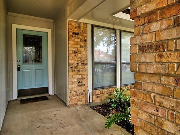 Front Door with Leaded Glass Look.