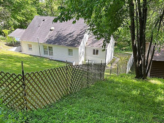 Fenced in back yard