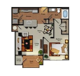 Floor plan Getty - HC
