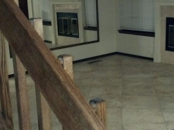 View from stairs