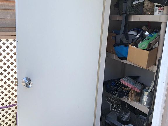 Storage outside in back