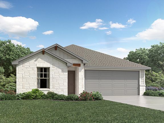 The Briscoe 820 Floorplan N Elevation Rendering