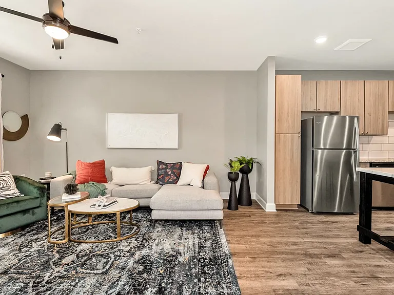 Kitchen and Living Room