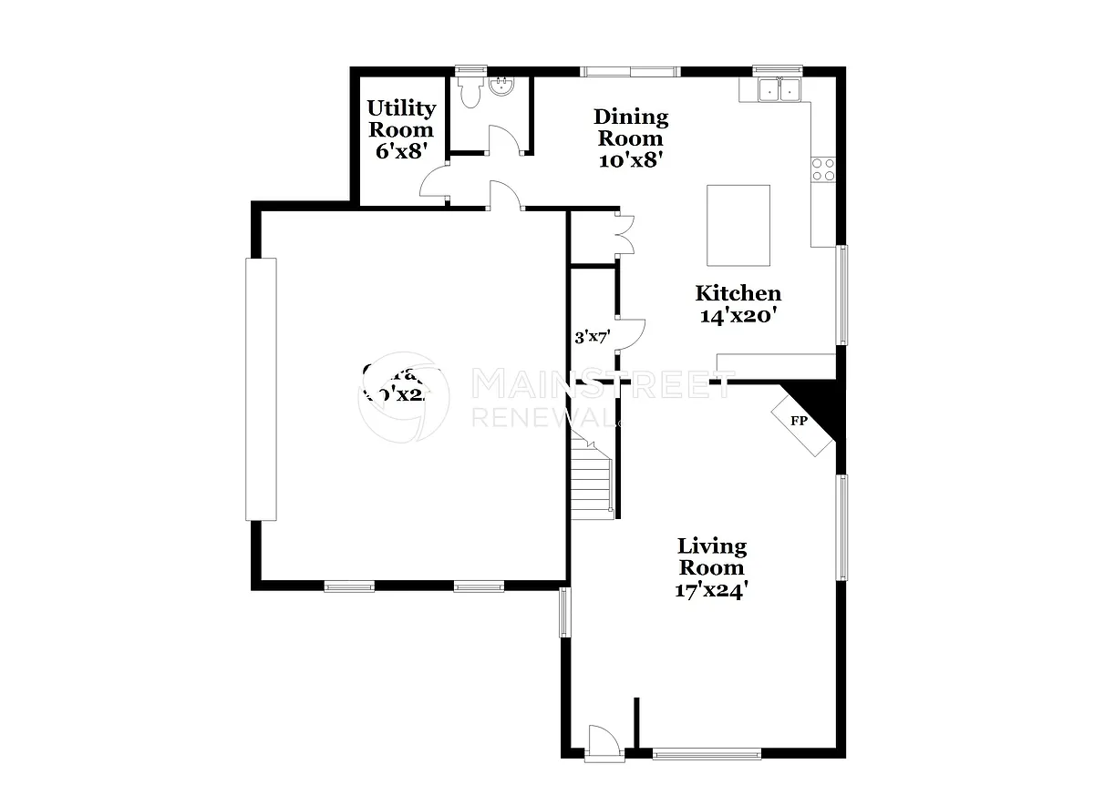 Floor Plan - 122 Sawhorse Dr