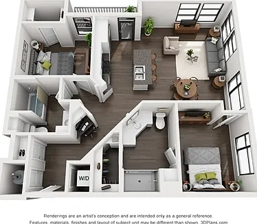 Calico (C1) floor plan Ellison On Broad