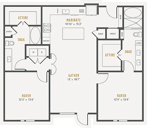 Floor plan B2