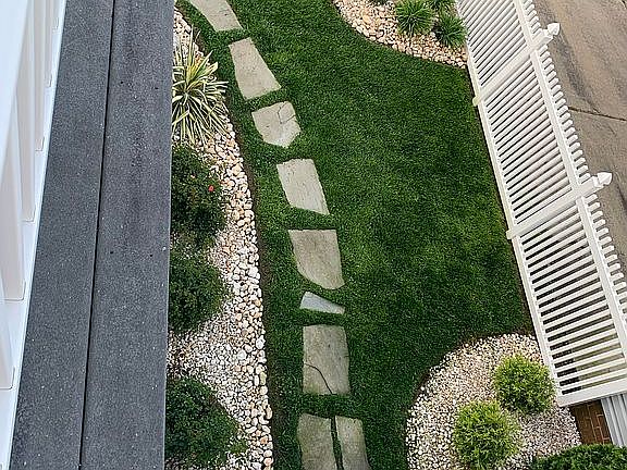 New flagstone walkway