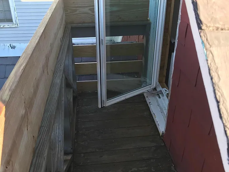 small outside deck