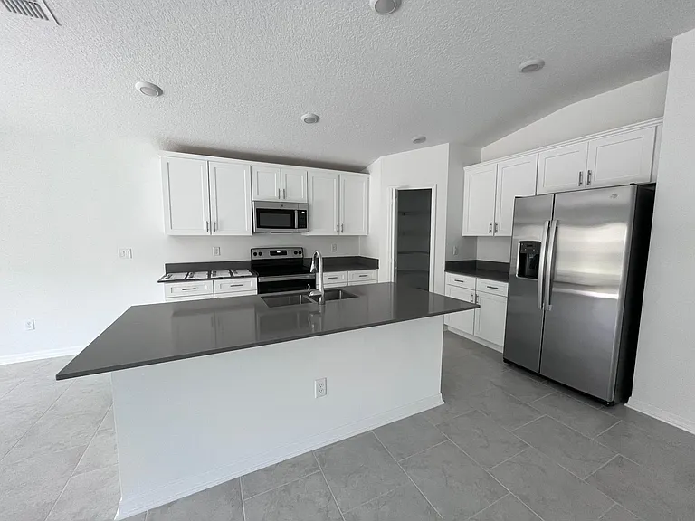 Modern Kitchen with stainless steel appliances