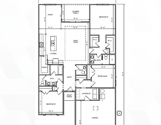 Quincy 3 Bedroom Home Plan