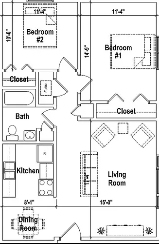 Floor plan Middletown Square
