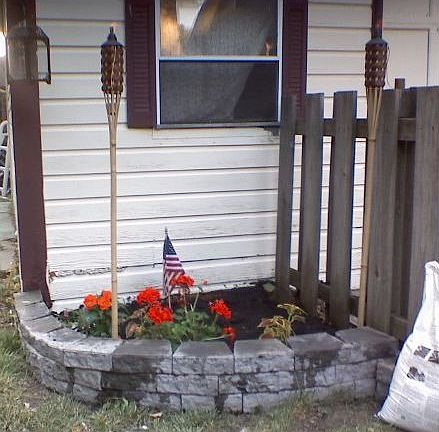 small garden area