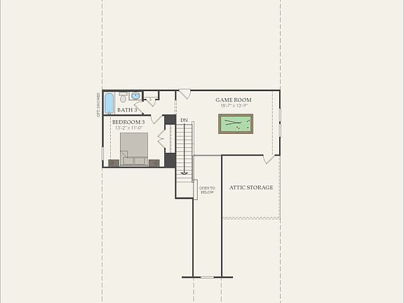 Second Floor 3 br 3 ba