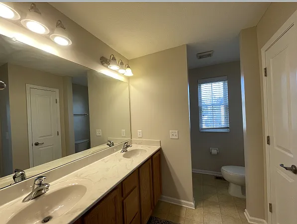 Master Bathroom with Linen Closet