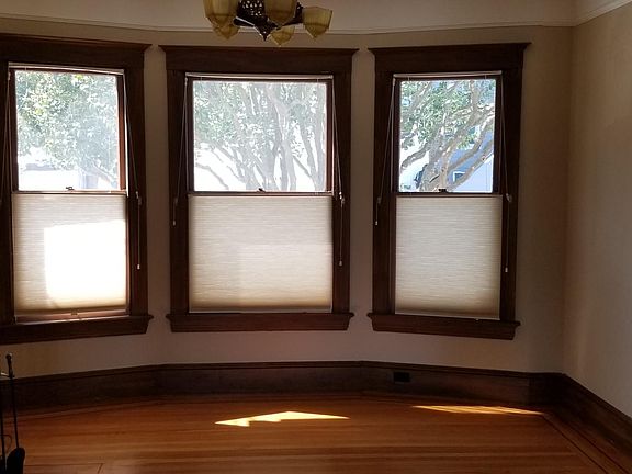 Living room bay windows