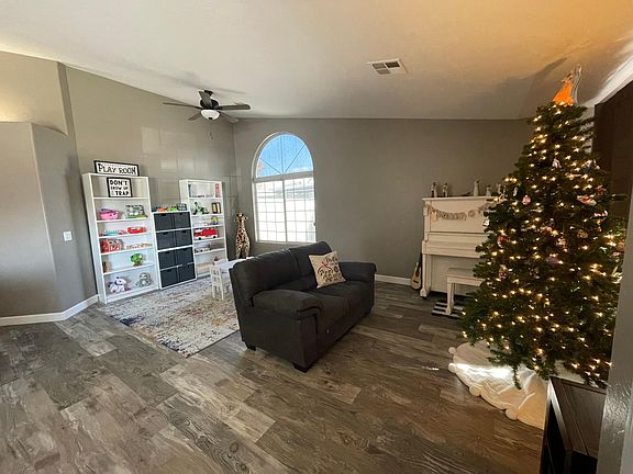 From front door looking right into the kids playroom