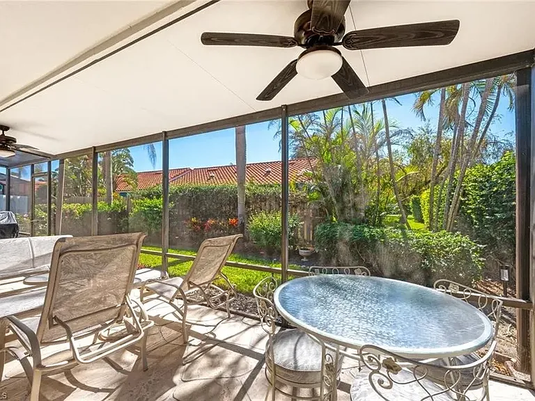 private covered lanai