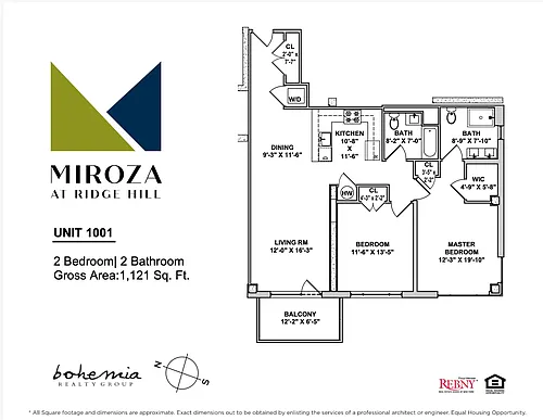 Floor plan 2br 01 Line