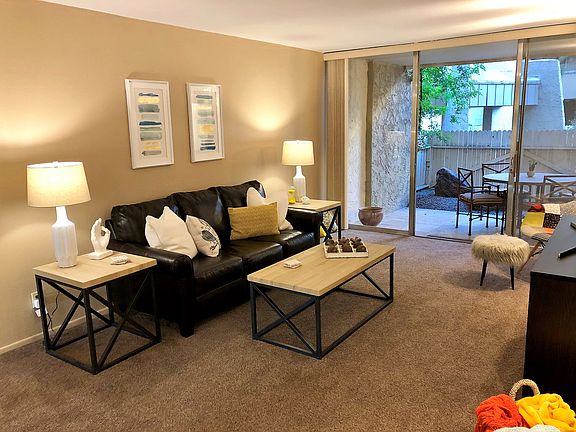 Living Room - Sliding doors to your private patio.