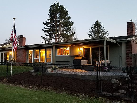 Backyard from golf course