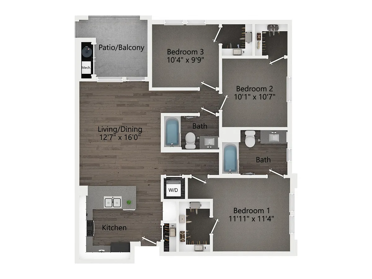 Floor plan 3A