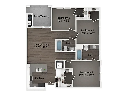 Floor plan 3A