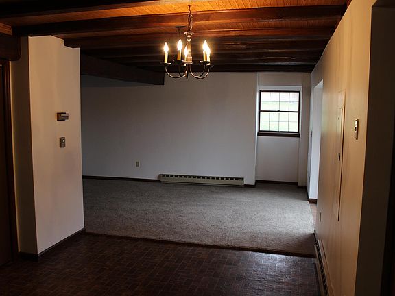 Living room next to dining area