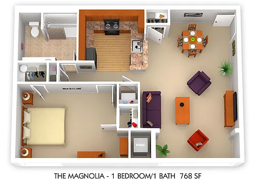 Floor plan The Magnolia